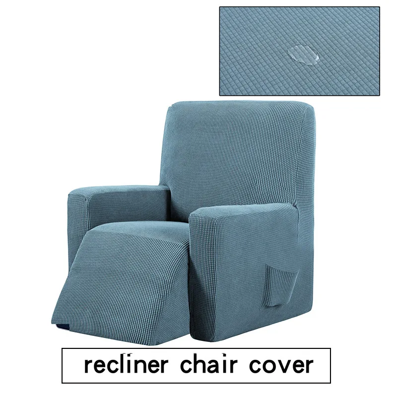 All-inclusive Stretch Recliner Chair Functional Chair Cover Waterproof Anti-skid Couch Slipcover Washable Furniture Protector