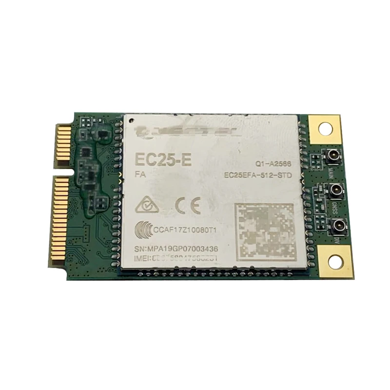 

EC25-E мини Pcie EC25EFA EC25 CAT4 Беспроводной модуль LTE 4G модуль EC25 B1/B3/B5/B7/B8/B20 @ FDD LTE B38/B40/B41 @ аппарат, который не привязан к оператору сотовой связи LTE