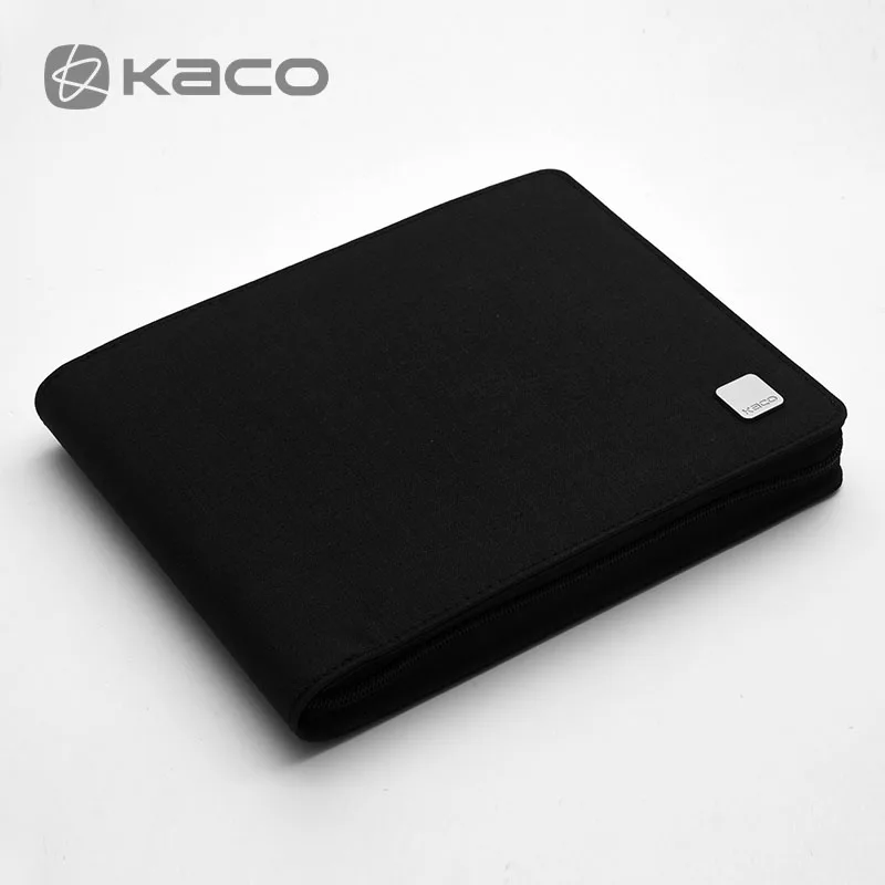 Imagem -02 - Kaco Caneta Bolsa Lápis Case Bolsa Disponível para 20 Slots Titular Organizador de Armazenamento à Prova Impermeável Água Preto