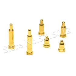 10pcs Spring Thimble Gold Plating Probe Bracelet Sharing Charging Cabinet Charging Needle Battery Holder Pogo Pin Connector