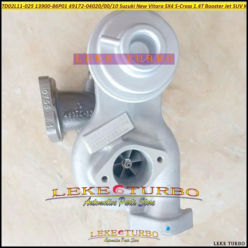 TD02L11 49172-04020 Turbo 49172-04000 49172-04010 13900-86P01 For Suzuki New Vitara SX4 S-Cross Road SUV K14C 1.4T Booster Jet