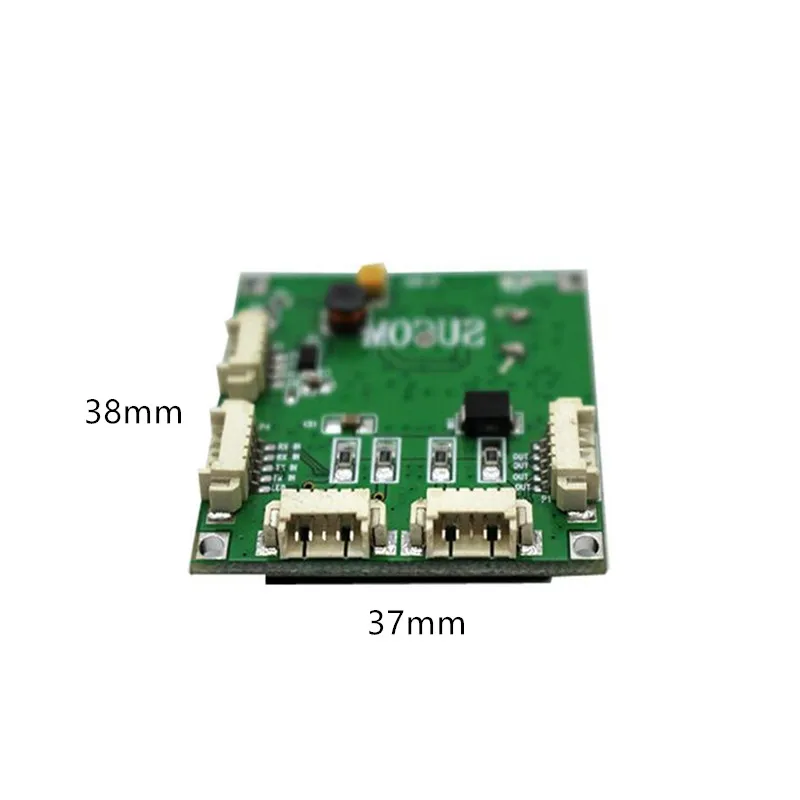Mini 5V 12Vswitch Module Pbc Oem Module Mini Maat 3/4/5 Poorten Netwerk-switches Pcb Board Mini ethernet Switch 5V-12V 10/100Mbps