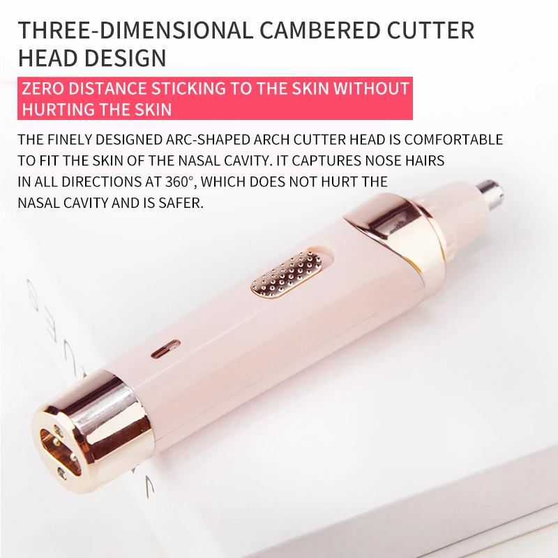 Pemangkas Rambut Semua Dalam Satu Elektrik Dapat Diisi Ulang untuk Alat Perawatan Wanita Pencukur Janggut Pemangkas Alis Wajah Pencukur Telinga Hidung