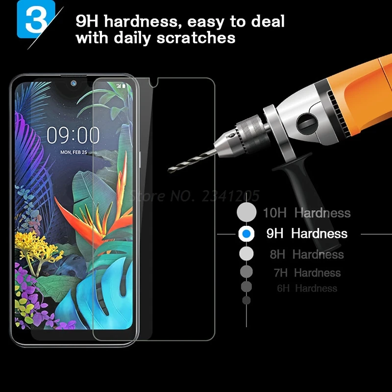 Tempered Glass For LG K50S K50 K40S K30 K20 X2 2019 Screen Protector Protective Glass for LG K50S LMX540EMW LM-X540 Phone Film