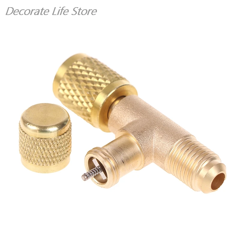 All copper Refrigerant Exhaust Valve Quick Air Exclusion Valve Release Gauge Pressure Valve