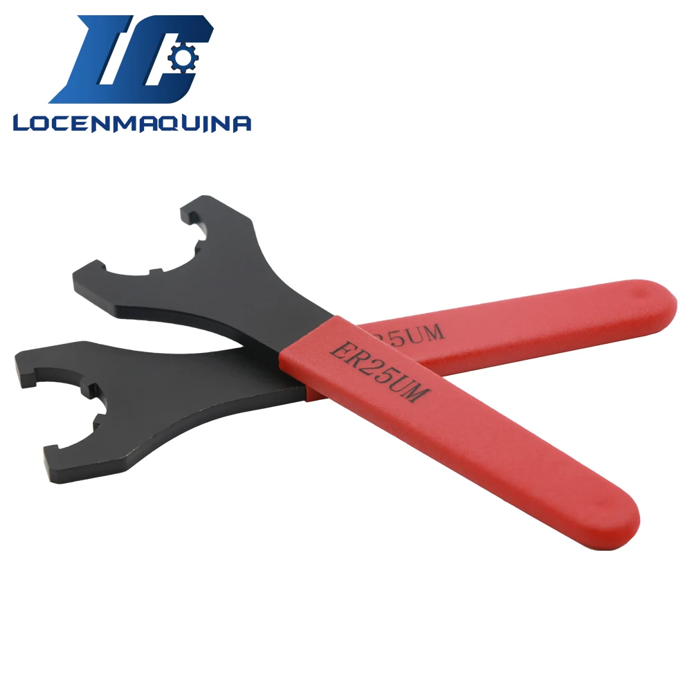 Electroplating Material Rubber Covered ER UM Nut Spanner ER16UM ER20UM ER25UM ER32UM ER40UM ER50UM Wrench for CNC Machine Tool