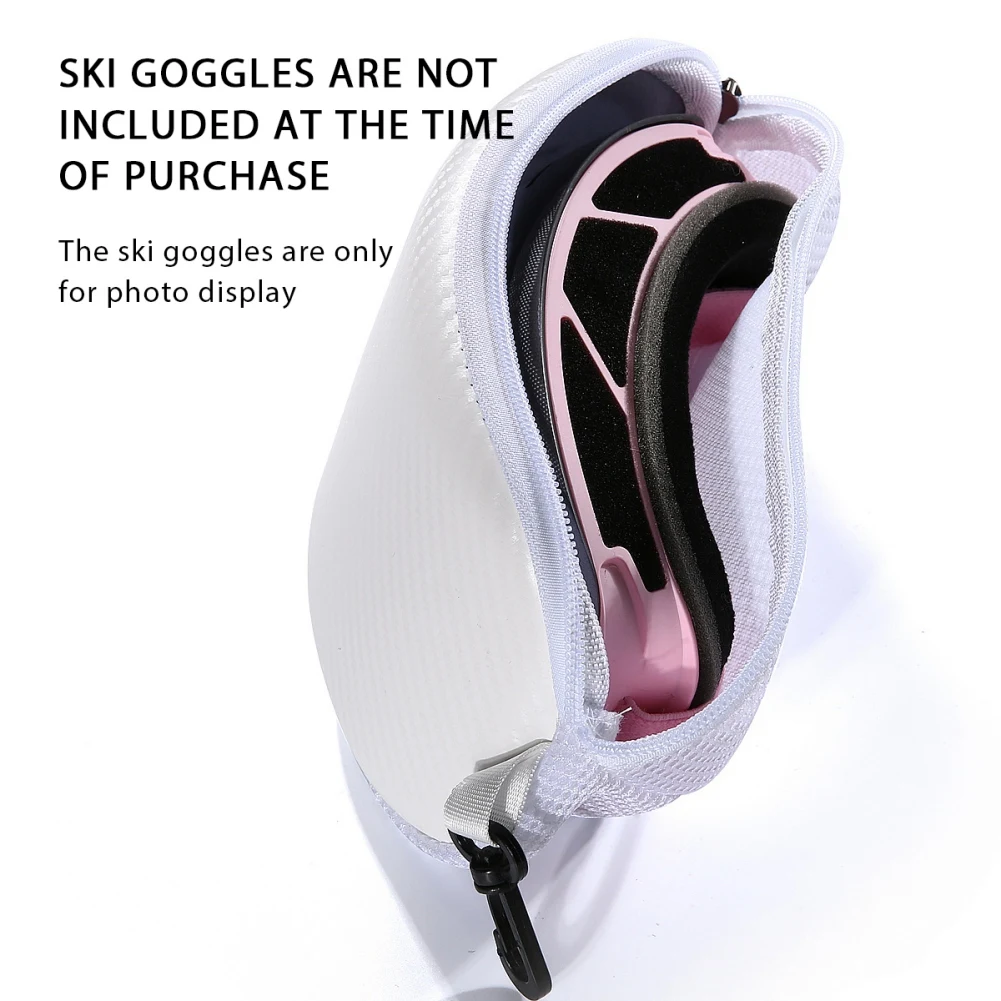 Ski Snow Goggle Protector Case (Without Goggles) Skiing Snowboard Glasses Box Zipper Hard Case