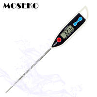 MOSEKO Digital Waterproof Meat Thermometer for Food Cooking Water Milk Oil Grill BBQ Electronic Oven Thermometer Kitchen Tools