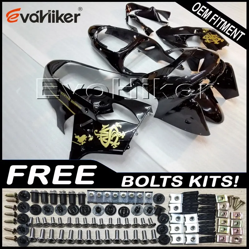 

Motorcycle fairings for ZX9R 1998 1999 Black ZX 9R 98 99 ABS plastic motor panels kit