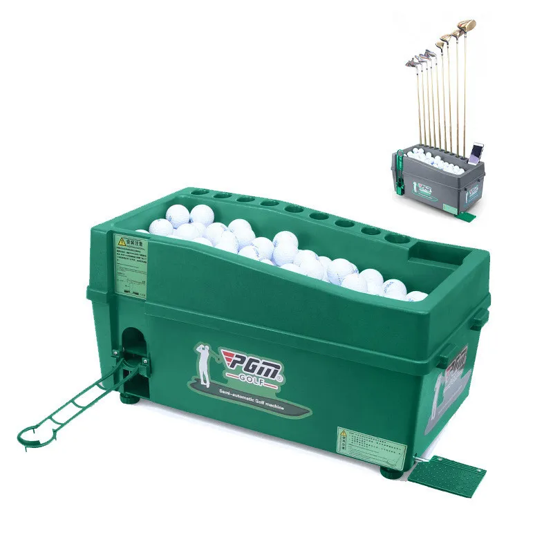 

New Semi-automatic Golf Ball Machine ABS Material Automatic Golf Ball Dispenser Golf Clubs Holder Golf Training Service Machine