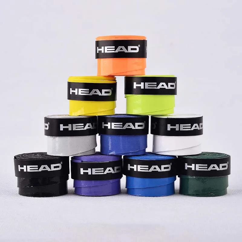 

60 Pieces Original HEAD Tennis Overgrip Anti Slip Racket Sweatband Grips Padel Shock Absorption Grip Tape Training Accessories