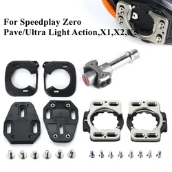 Road Bike Pedal Cleats Self-locking Pedal Cleat Three-hole Conversion Splint Protective Cover for Speedplay Zero Bicycle Parts