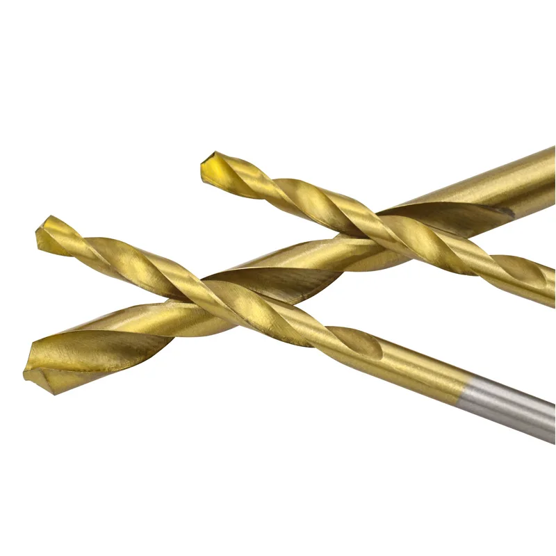 Twist Drill Bits 50/99pcs Tool Set Cobalt Twist Drill Bits HSS Tool Set Titanium Coated Wood Drilling Bits Set Straight Shank