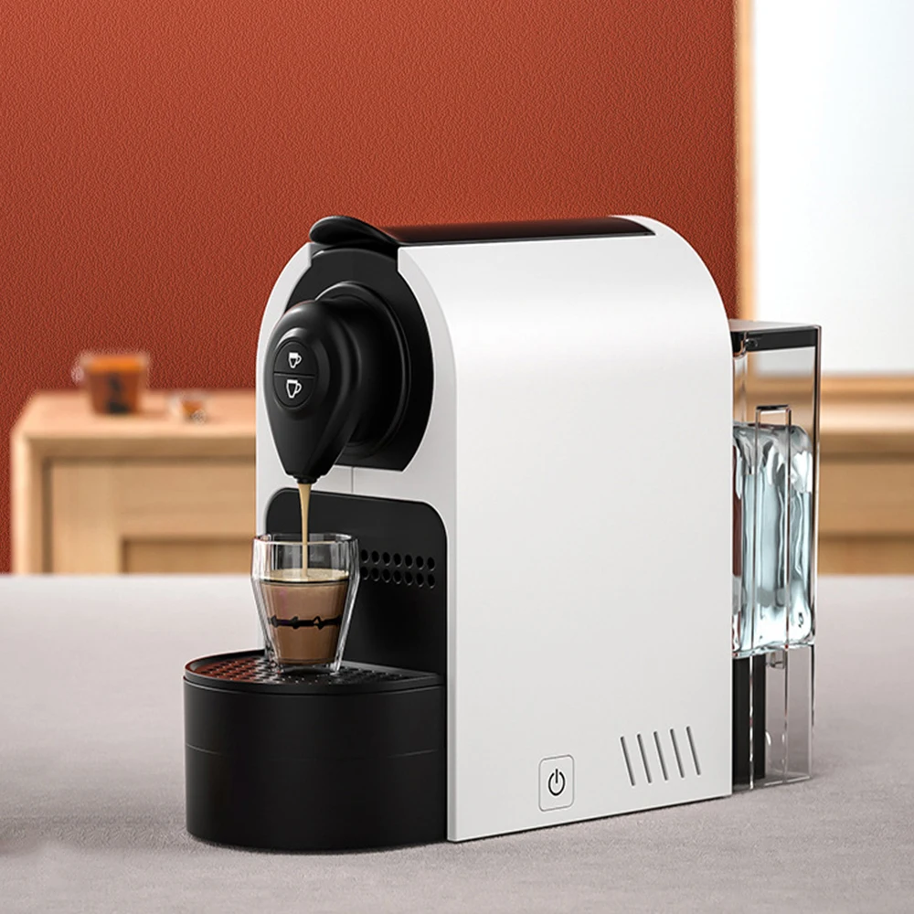 Mini Capsule Coffee Maker Household Small Coffee Machine Portable Espresso Machine Office Multi-function Hot Drink Machine 220V