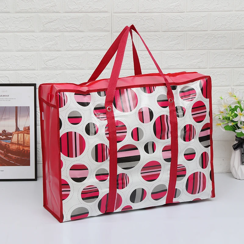 Verdicken Quilt Organizer Lagerung Tasche Gepäck Taschen Tragbare Einkaufen Reisen Feuchtigkeit Beweis Paket Kleidung Studenten – Detail 7