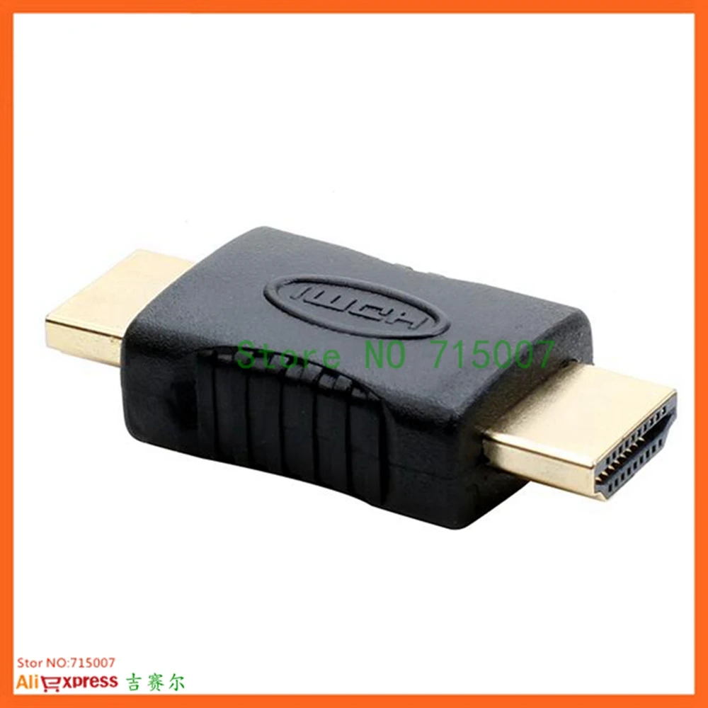 金メッキ HD 互換 HD オス - オス カプラー コネクタ エクステンダー アダプター コンバーター HDTV ラップトップ プロジェクター用