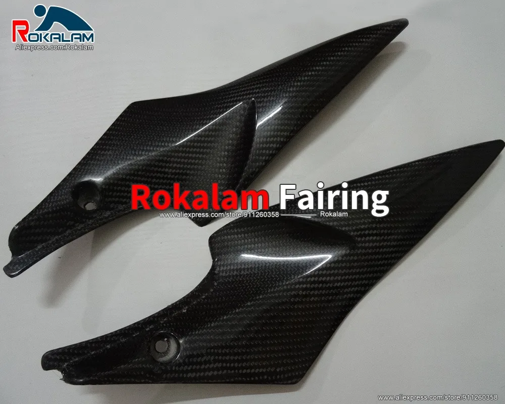 

Carbon Fiber Tank Side Covers Panels Fairing For Suzuki GSXR600 GSXR750 K6 2006 2007 GSX-R600 GSX-R750 06 07 Motorcycle Parts