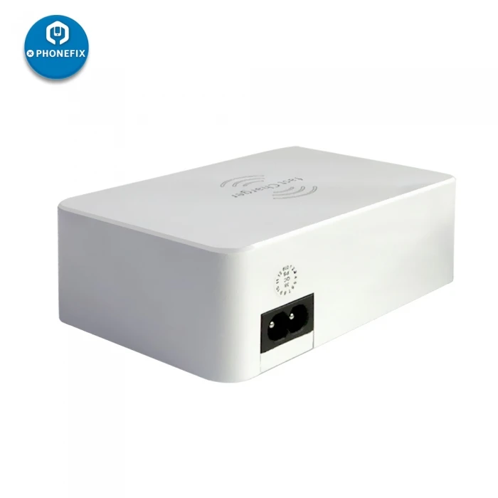 Многопортовая станция быстрой зарядки USB PHONEFIX, ЖК-дисплей с беспроводной зарядкой, зарядная станция usb-хаб Type-C