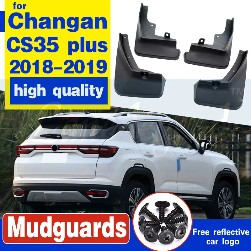 for changan cs35 plus 2018 2019 Car Mudflaps Fender Mud Guard Flap Splash Flaps Mudguards Accessories