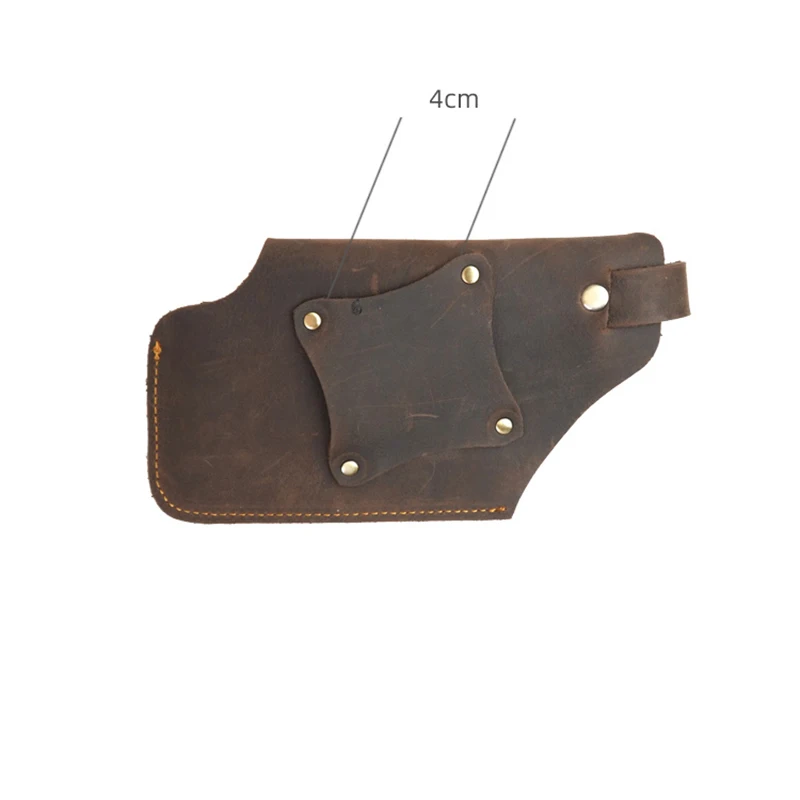 Horizontal Leather Personalized Mobile Phone Bag Waist Bag Outdoor Running Mobile Phone Storage Bag