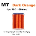 1 pieza M7 naranja oscuro