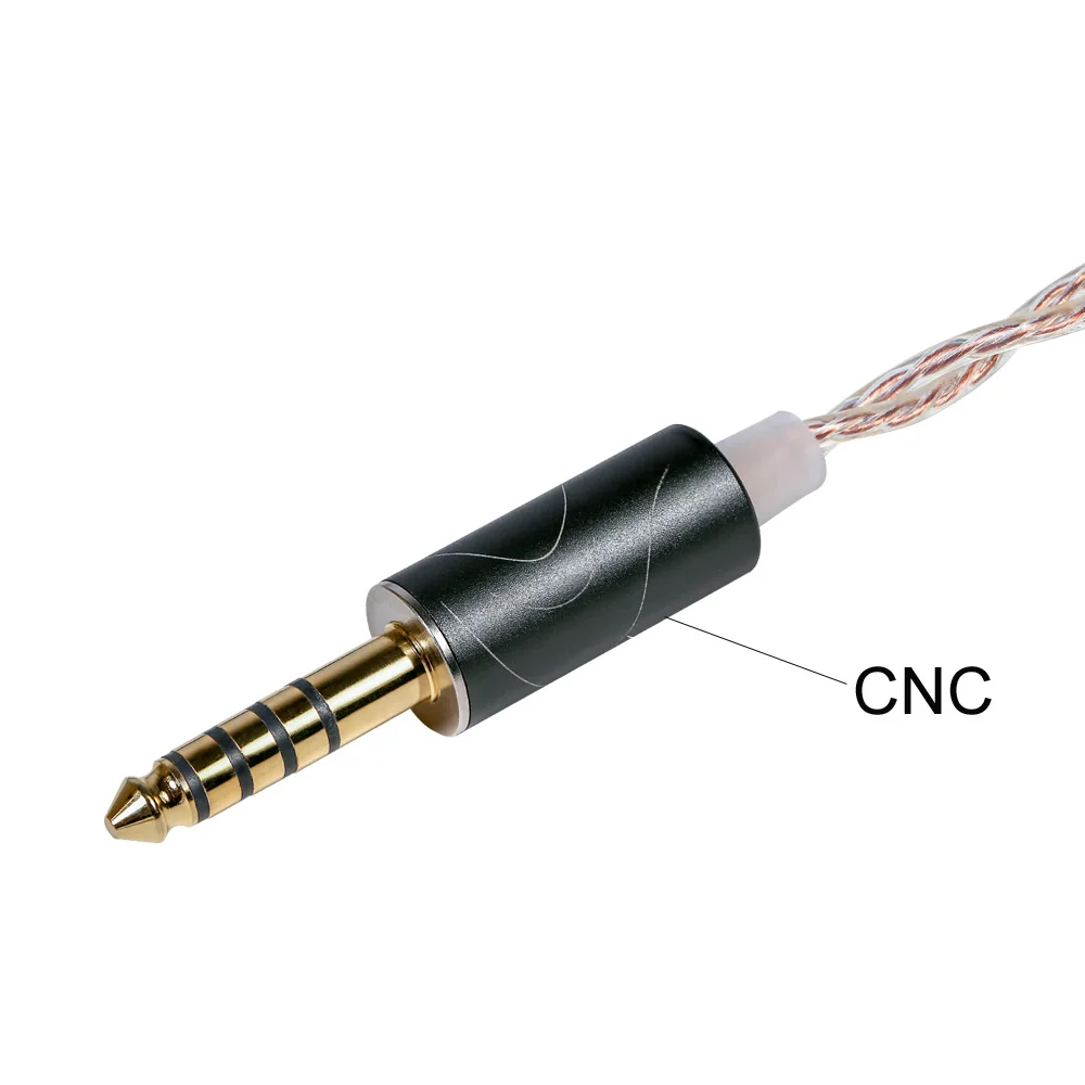 Oe multiplug alta fidelidade multi-função mutável 2.5mm 3.5mm 4.4mm tipo-c usb c tomada de bronze para fone de ouvido