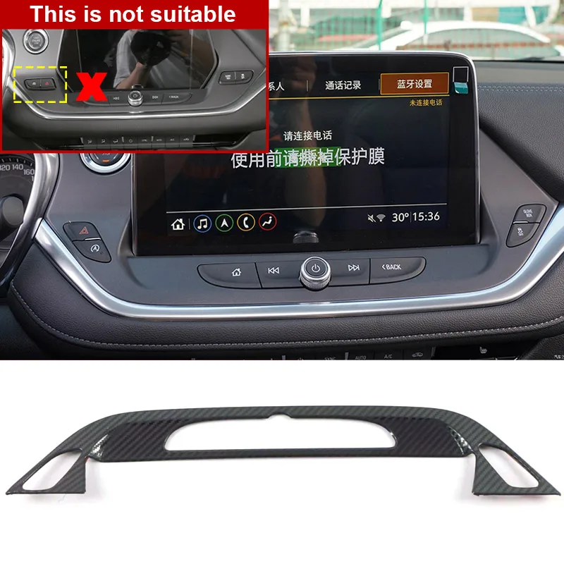 Car Center Console Cover Strip Sticker Button Control Panel Interior Decoration Parts Accessories For Chevrolet Blazer 2022-2020