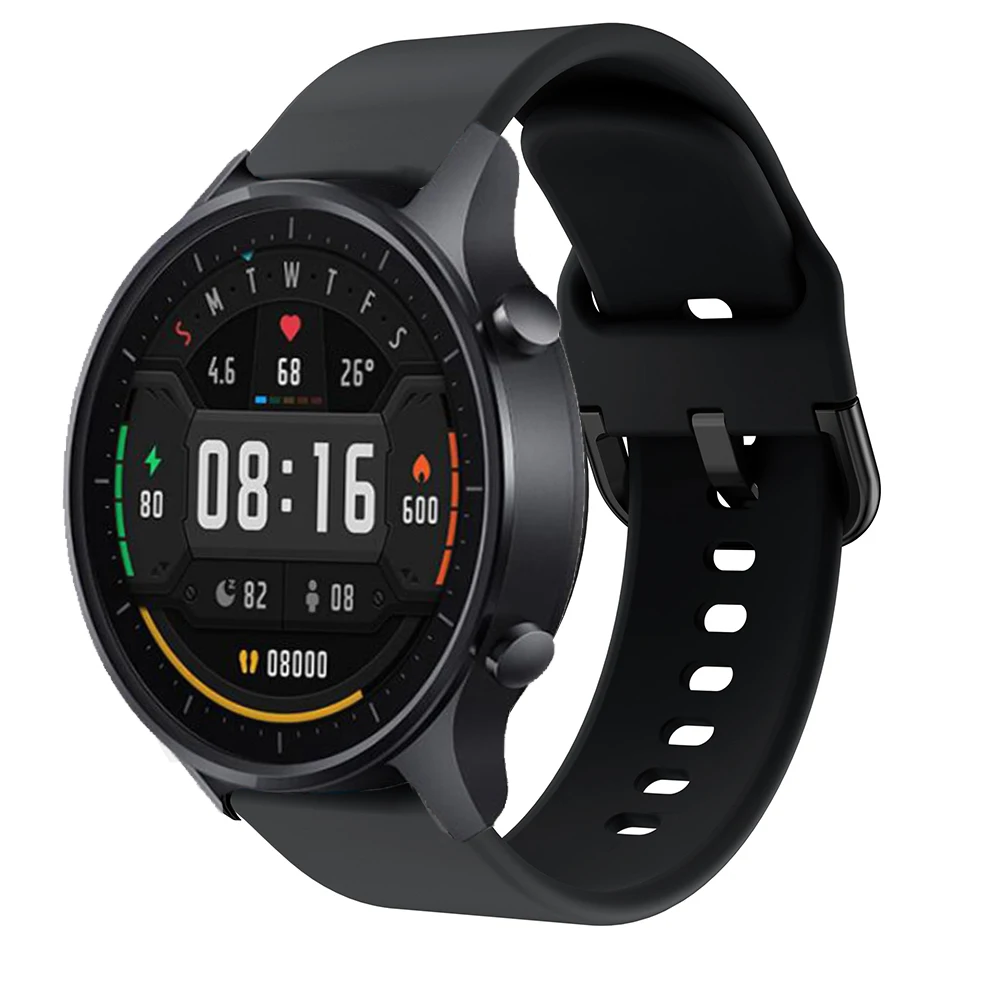 Ремешок BEHUA для Xiaomi Mi Watch, силиконовый цветной браслет для смарт-часов, аксессуары для Amazfit GTR 2e, 22 мм