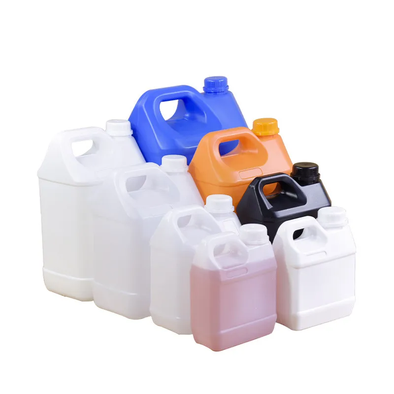 Empty 2 liter HDPE plastic jerry can Food Grade Storage container Plastic Jug Leakproof Bottle 1Pcs