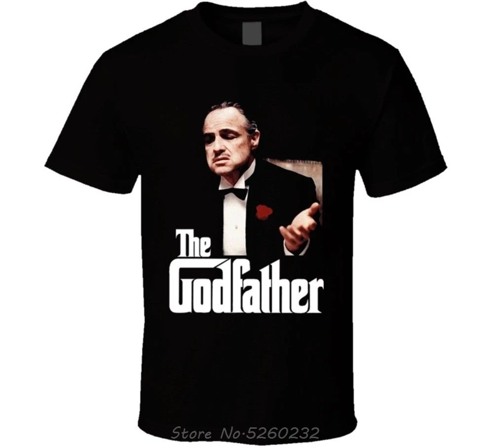 The Godfather Movie Mafia Crime Brando T Shirt Custom Made Good Quality