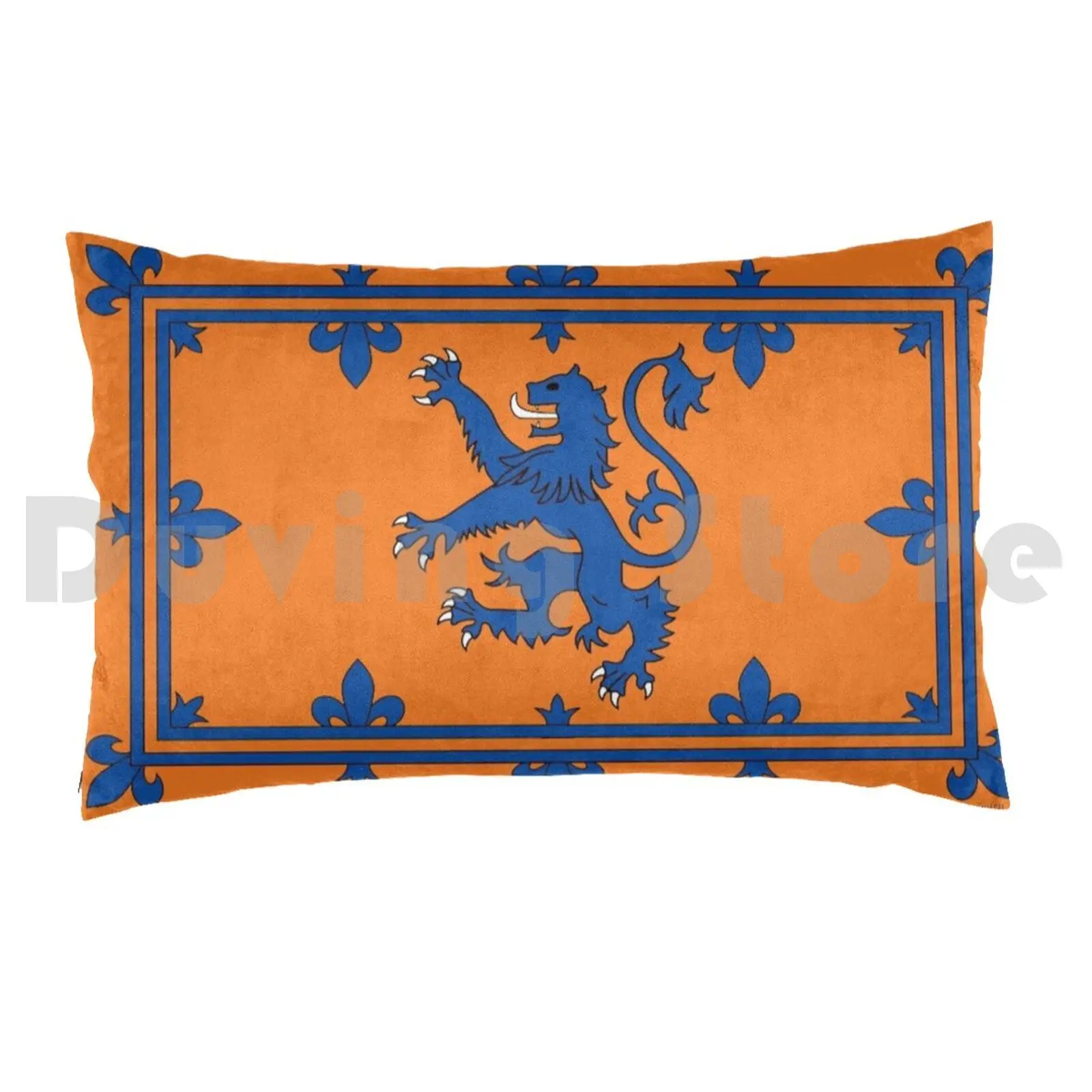 Scotland Coat Of Arms Pillow Case 20*30 Inch Scotland Scottish Orange Soda Fizzy Get Some Bru In You It