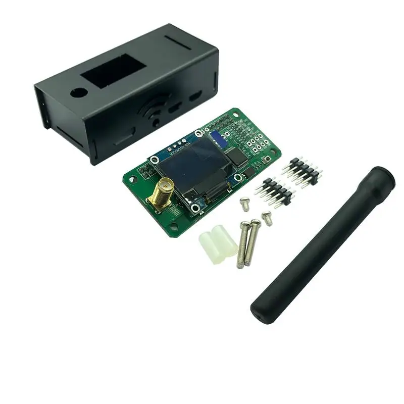 2023 V1.7 Jumbospot UHF VHF UV MMDVM точка доступа для P25 DMR YSF DSTAR NXDN Raspberry Pi Zero 3B + OLED + металлическая фотография + антенна
