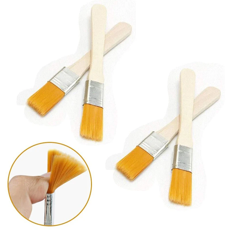 Set di pennelli da 30 pezzi con manico in legno, pennello per pulizia e rimozione della polvere, pennello lucido, pennello ad olio
