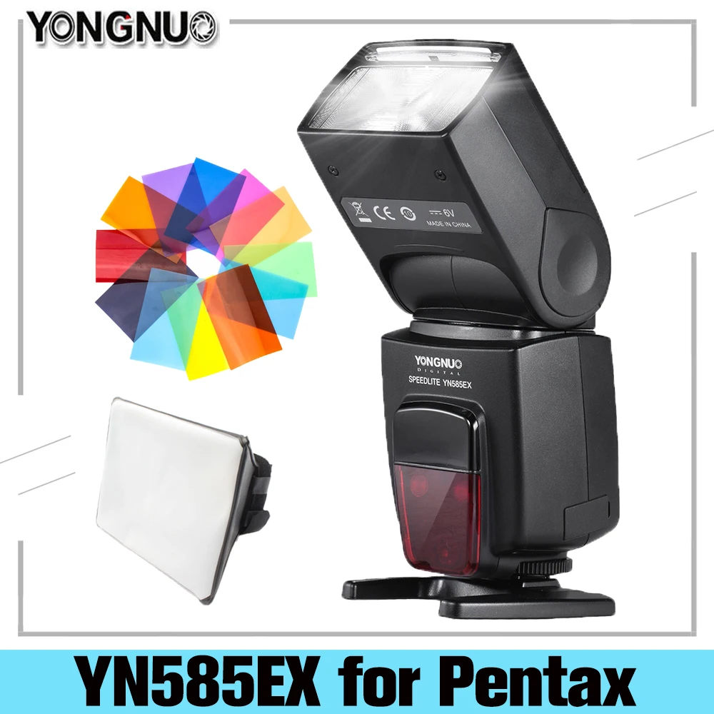 

Yongnuo Flash YN585EX P-TTL Wireless Flash Speedlite for Pentax K-70 K-50 K-1 K-S1 K-S2 K3II K5 K50 KS2 K100 Flash Speedlite