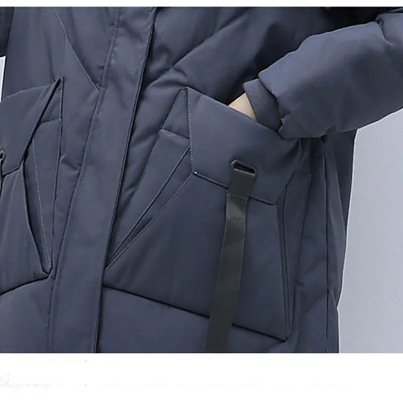 Women's Winter Coat 2021 New Down Cotton Jacket Mid-length 200 Catties Cotton Coat Fat Sister Padded Jacket Women M368