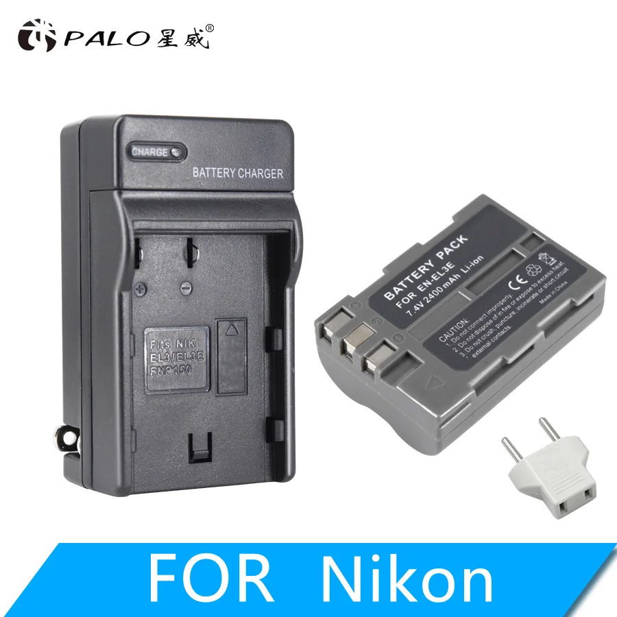 PALO EN-EL3a EN-EL3e EN EL3E Battery for Nikon D80 D90 D300 D700 D70 D50 D100 D-70 D-90 SLR Camera