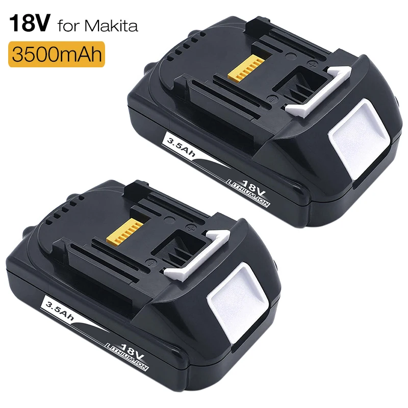 Li-Ion 3.5Ah Rechargeable Replacement for Makita 18V Battery BL1860 BL1850 BL1840 BL1830 BL1860B BL1835 194204-5 LXT-400 Tools