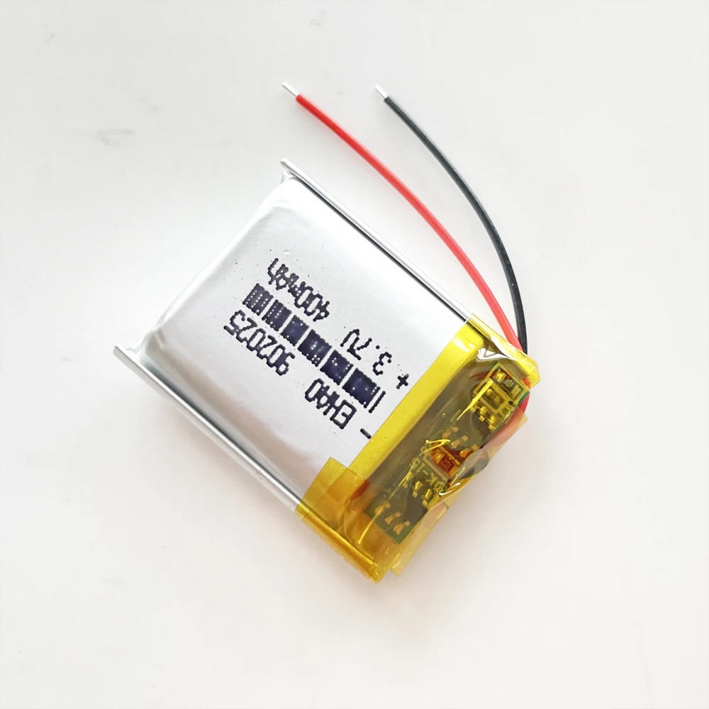 3.7V 400mAh polimerowy akumulator litowo-Lipo 902025 do lampy Led Mp3 GPS Bluetooth masażer do nagrywania słuchawek