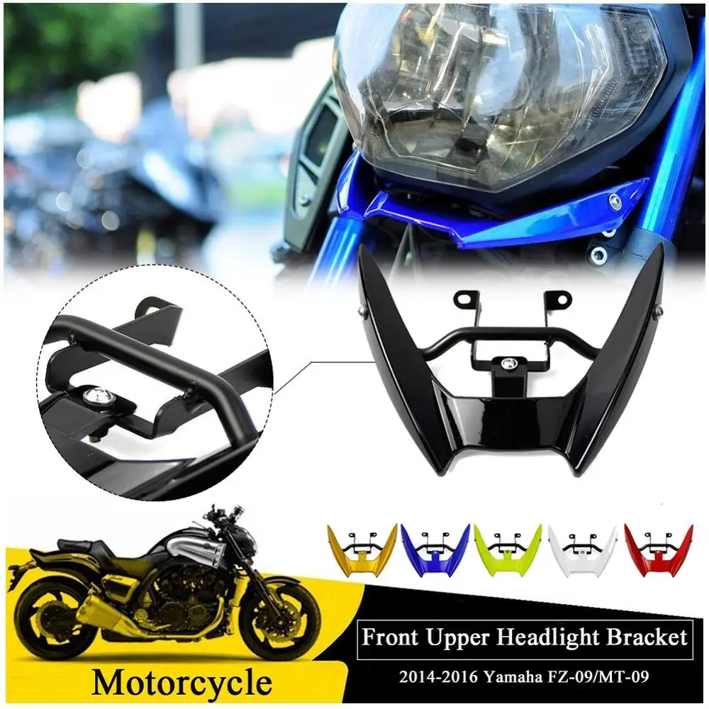 

Front Headlight Headlamp Support Bracket Upper Fairing Cowling Stay Holder For Yamaha MT-09 FZ-09 MT09 FZ09 MT FZ 09 2014-2016