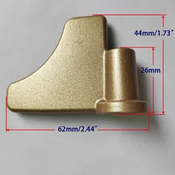 Parts-44mm * 62mm dell'elettrodomestico da cucina della pala della lega di alluminio della macchina del pane della lama di miscelazione delle parti del creatore di pane