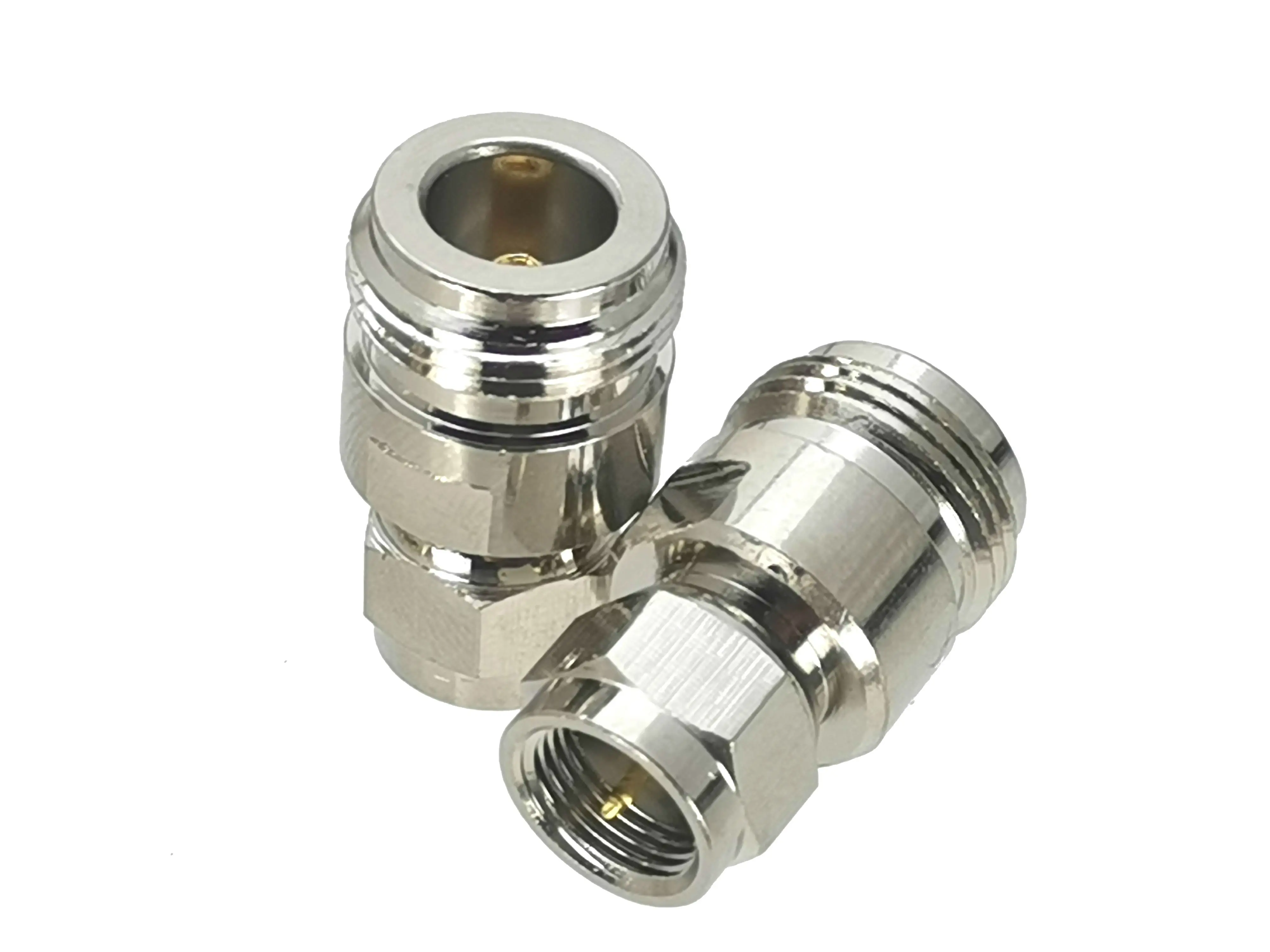 1Pcs F Tv Naar N Male Plug & Vrouwelijke Jack Rf Coax Adapter Connector Test Converter Messing