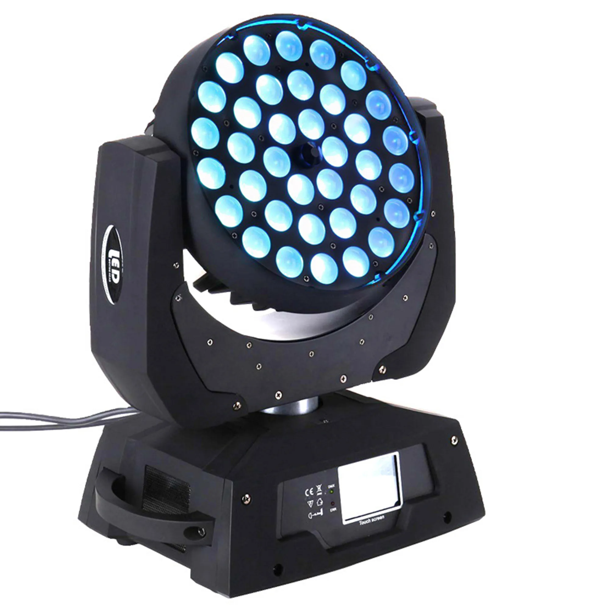 

LED 36x18W RGBWA+UV Zoom Moving Head 6in1 Led Wash DMX512 Factory Directly Sale Dj Disco Stage Lighting Good For Party NightClub