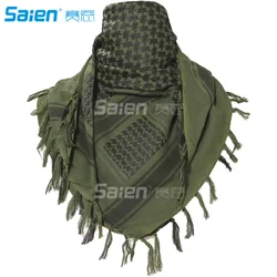 100% Cotton Military Shemagh Arab Tactical Desert Keffiyeh Thickened Scarf Wrap for Women and Men 43