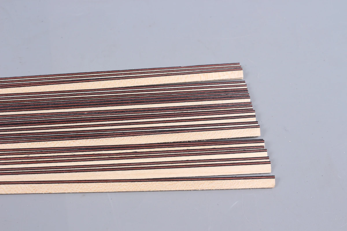 

25 Strip Guitar Luthier Purfling Binding Marquetry Inlay 580x6x1.5mm Guitar Parts Accessories#173