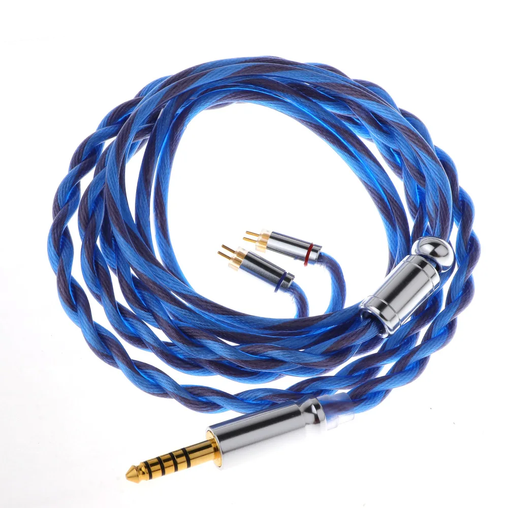 Linsoul Euphrosyne Litz type 6 5N OCC verzilverde OCC-kabel met hoogwaardig materiaal