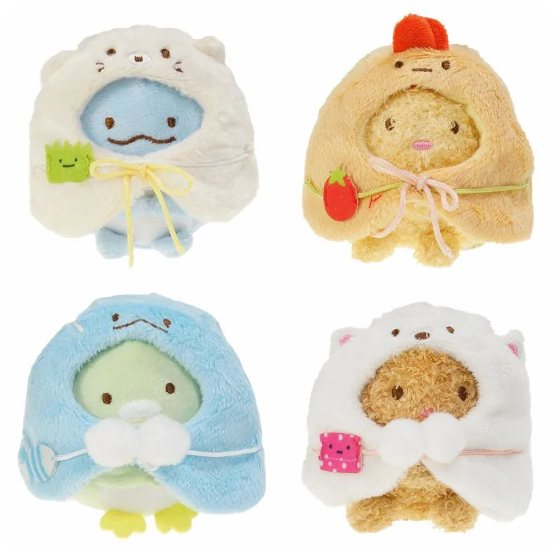 Kawaii японское аниме Sumikko Gurashi San-x ручная биологическая мягкая плюшевая игрушка мультяшное животное кукла подарок для детей 8 см