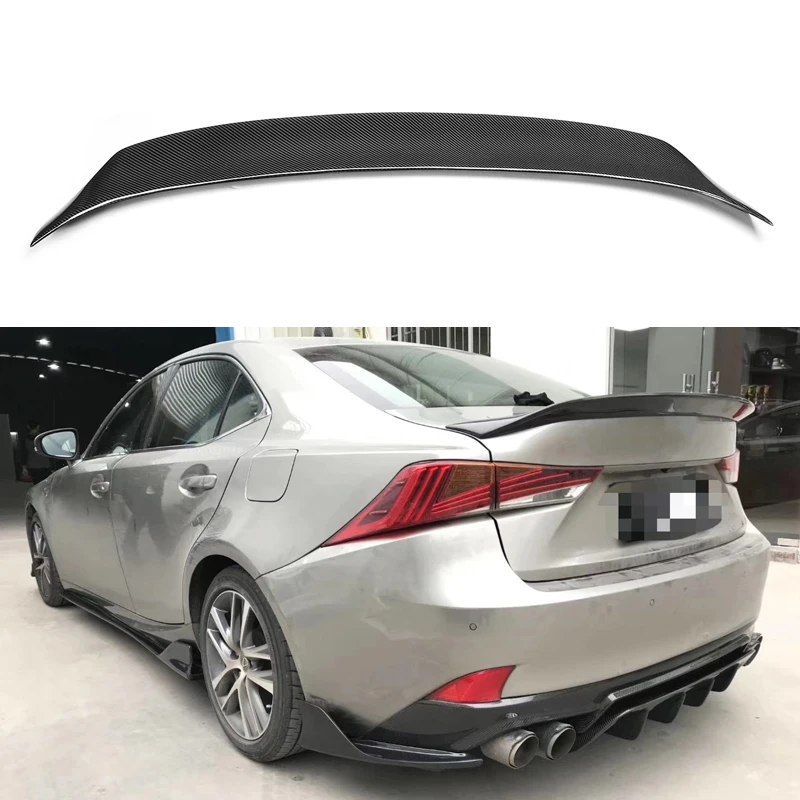 

For Lexus IS300 Modified AR Style Carbon Rear Trunk Wing Car Spoiler 2017UP