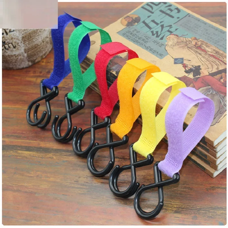 

1PC Baby Hanger Children Stroller Hook Infant Pram Pushchair Car Hanger Hanging Strap Convenient Plastic Baby Stroller Cart Hook