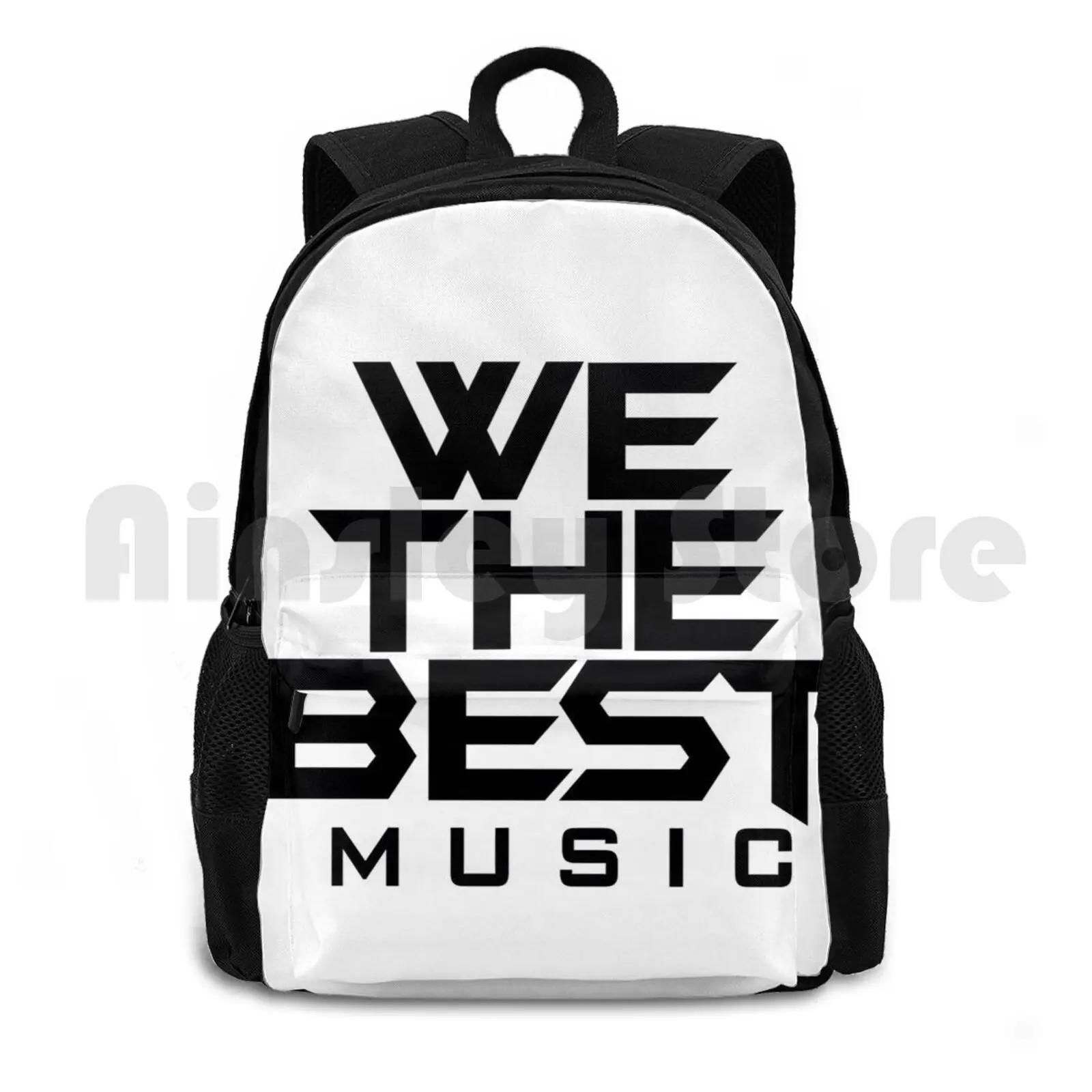 We The Best Music Logo Outdoor Hiking Backpack Waterproof Camping Travel Dj Khaled We The Best Major Key R B Hip Hop