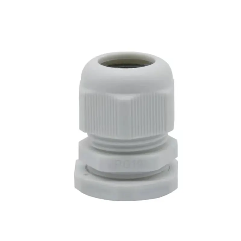 10pcs Waterproof Cable Gland Cable entry IP68 PG7 for 3-6.5mm PG9 PG11 PG13.5 PG16 PG19/21/ White Black Nylon Plastic Connector